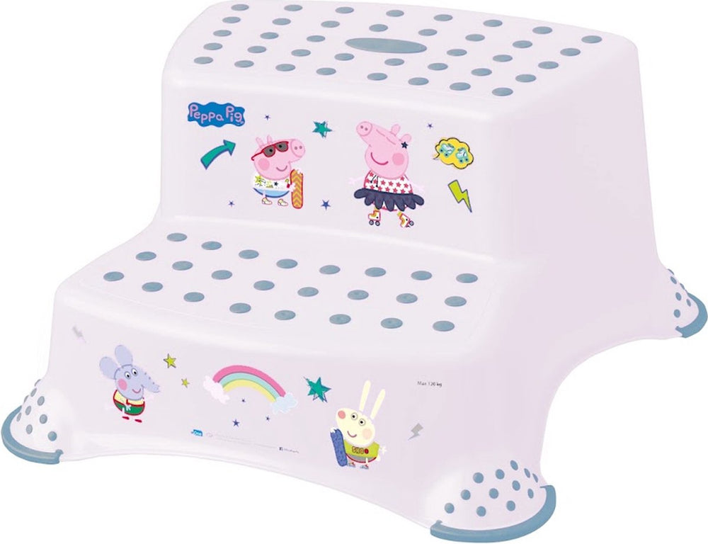 Keeeper peppa pig wit 2 treden opstapje
