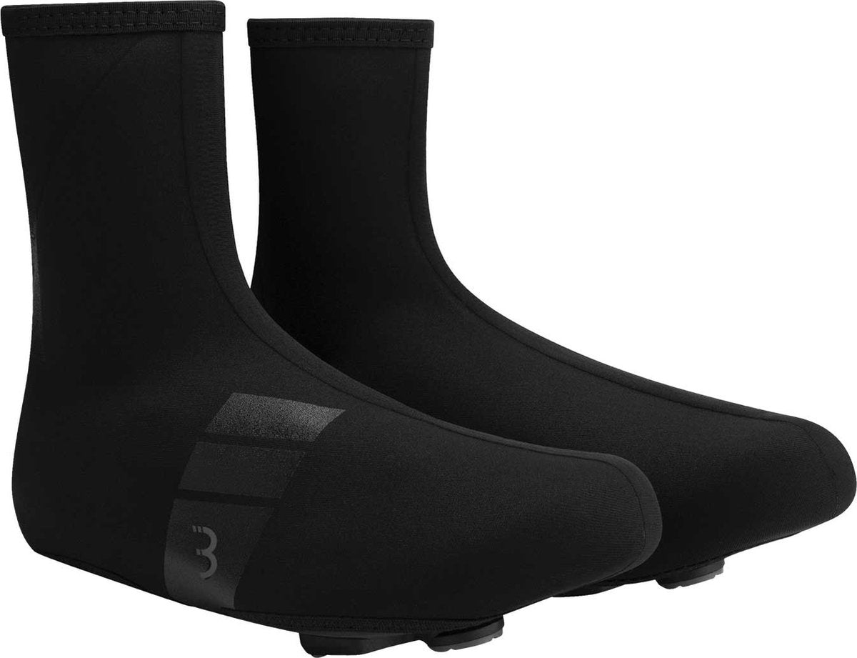 Bbb cycling heavyduty fiets overschoenen wielrennen mountainbike - overschoenen fiets - thermo en waterafstotend - zwart - maat 43 44 - bws-02b