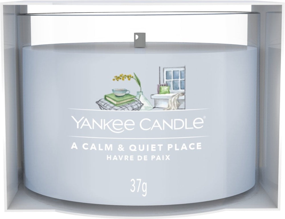 Yankee candle filled votive - a calm quiet place - 10 branduren - 1 stuk