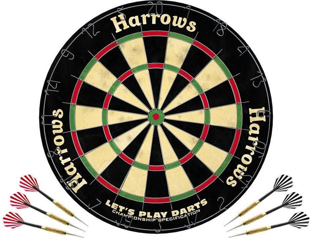 Harrows - let's play darts bristle board