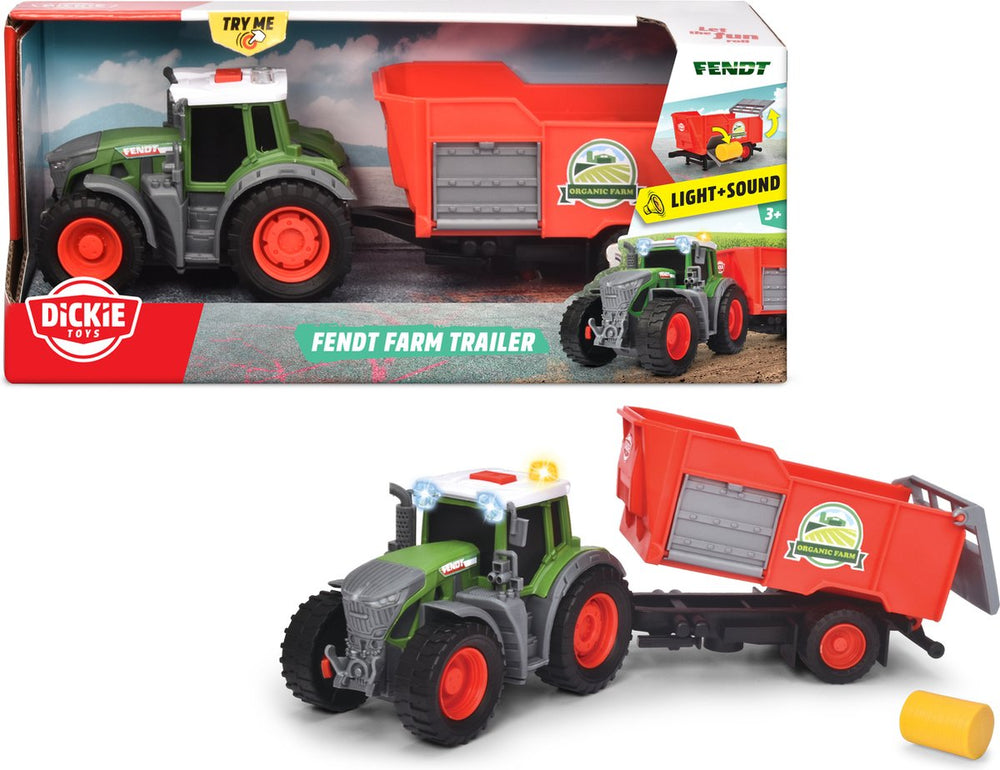 Dickie Fendt Trekker met aanhanger