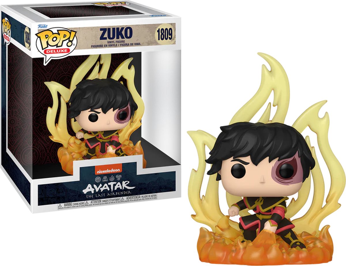 Funko pop deluxe: avatar the last airbender - zuko pop #1809