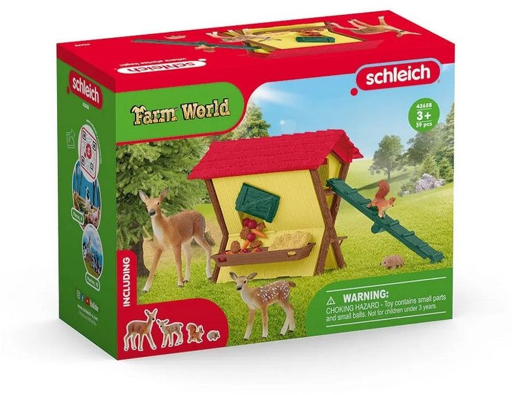 Schleich farm world de bosdieren voeren 42658