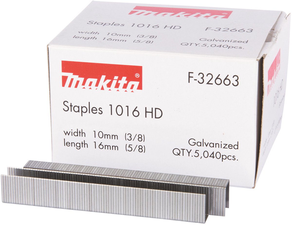 Makita f-32663 niet 16 mm | 23awg | 10,55 x 0,55 x 1,15 mm 5040 stuks