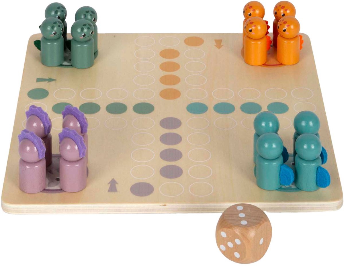 Small foot - houten speelspel dino