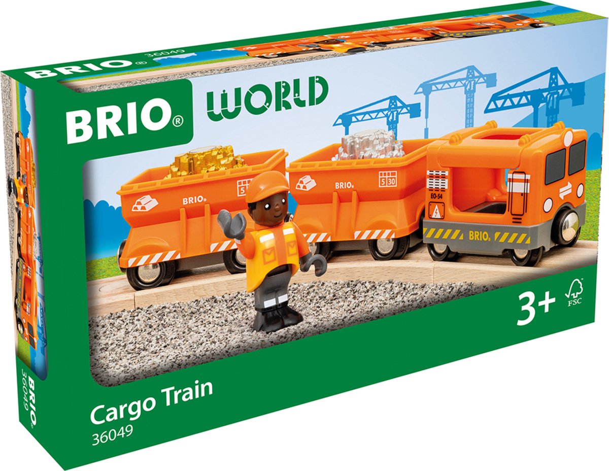 Ravensburger brio – 36049 goederentrein | speelgoedtrein met goud- en zilverlading voor kinderen vanaf 3 jaar