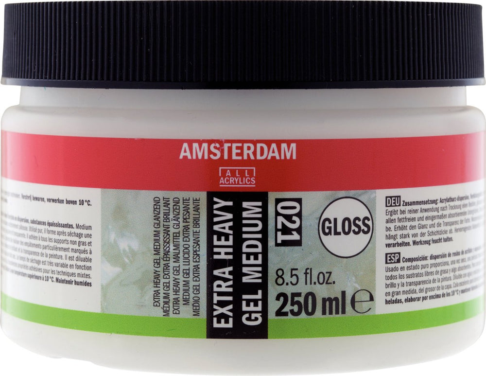 Amsterdam extra heavy gel medium glanzend 021 pot 250 ml