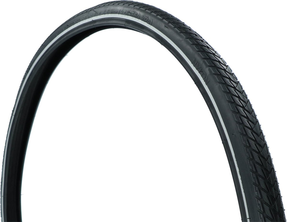 Dresco buitenband traveller - bandenmaat 28x1 5 8x 1 3 8 – etrto maat 37-622 – anti-lek band met anti puncture system (aps) – met 3mm brekerlaag - veilige reflectie - lage rolweerstand – zeer hoge lekbestendigheid - optimale grip – zwart