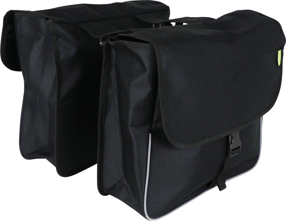 Dresco dubbele fietstas basic shopper 32 liter