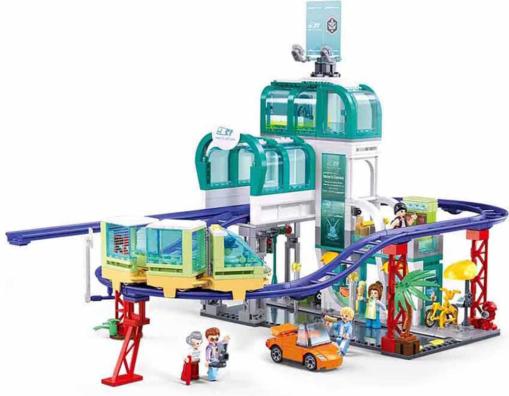 Sluban - metropolis centrale trein station, 1263, bouwblokken,
