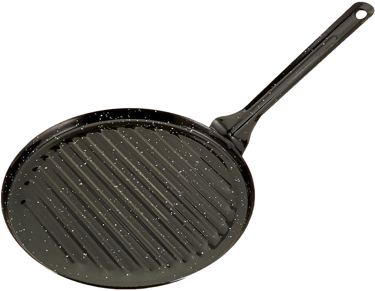 Garcima grillpan 24 x 44 cm keramiek zwart