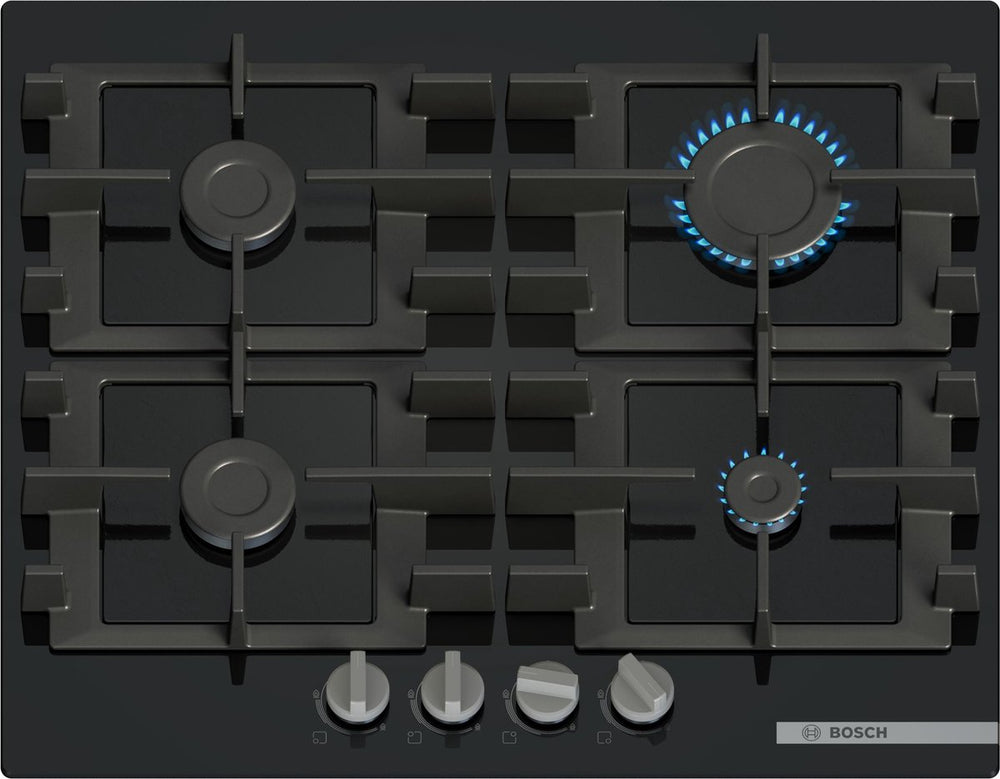 Bosch serie 4 - gaskookplaat - zwart - 590mm - 520mm