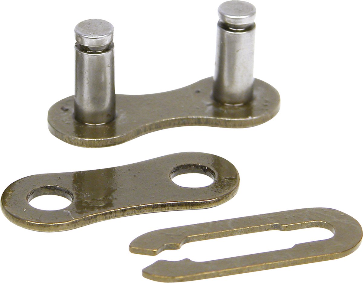 Dresco kettingschakels 1 2 x 1 8 inch 1 speed staal zilver 1 stuk