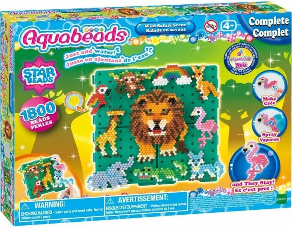 Aquabeads wild safari scene- complete set