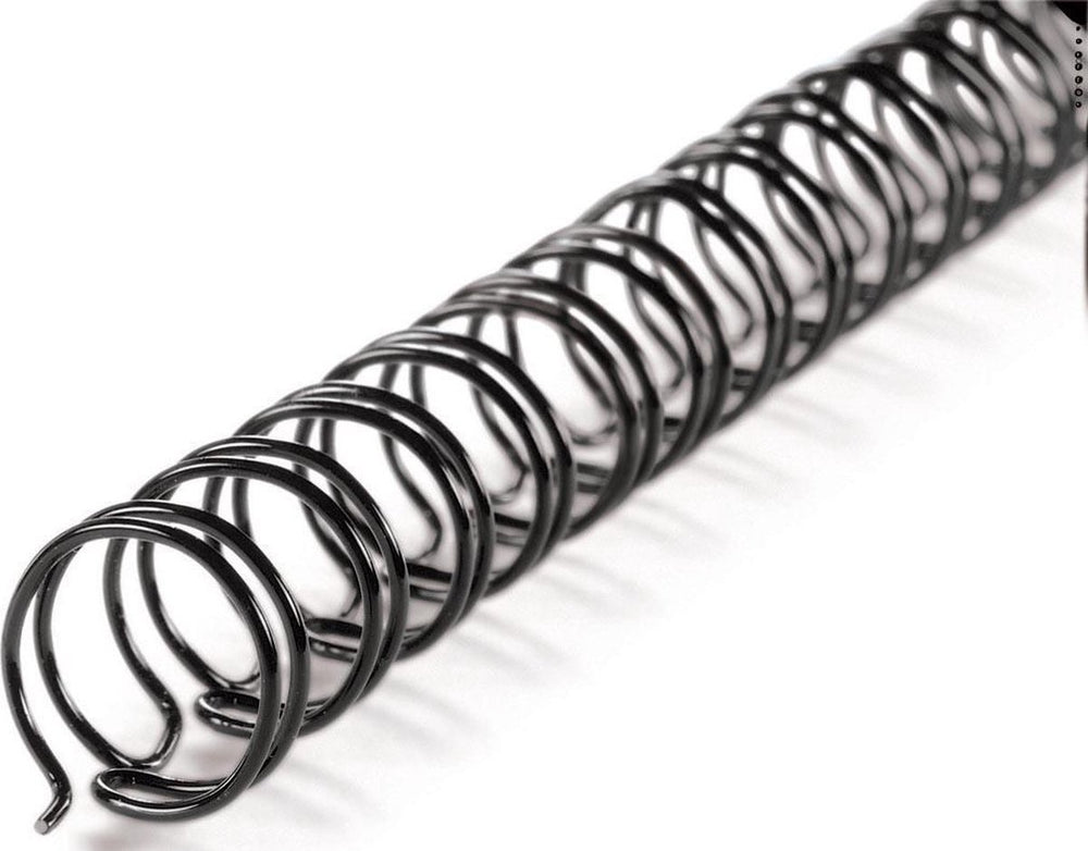 Gbc draadrug 10mm 34 rings a4 zwart pak a 100 stuks