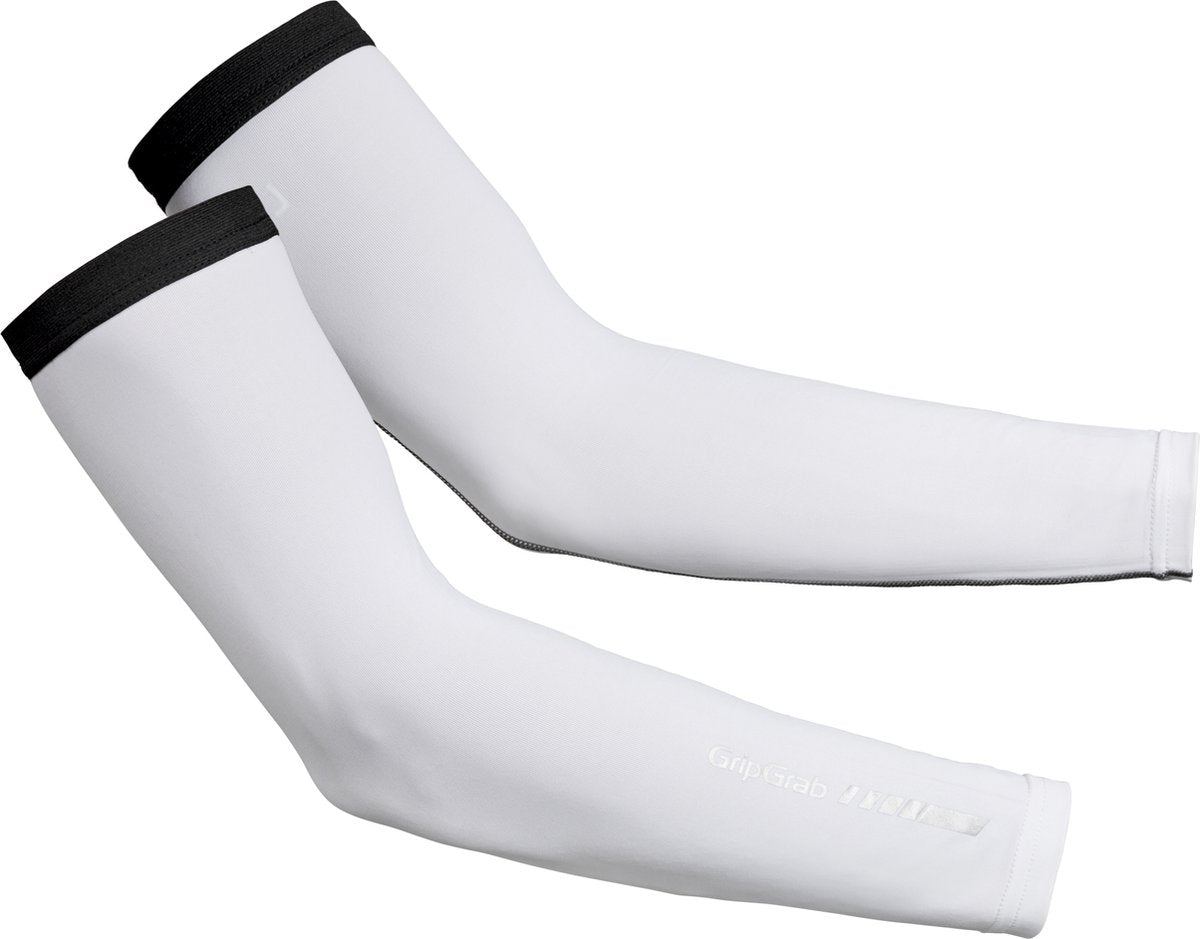 Gripgrab - upf 50+ uv protect arm sleeves zomer fiets armstukken uv bescherming - wit - unisex - maat m