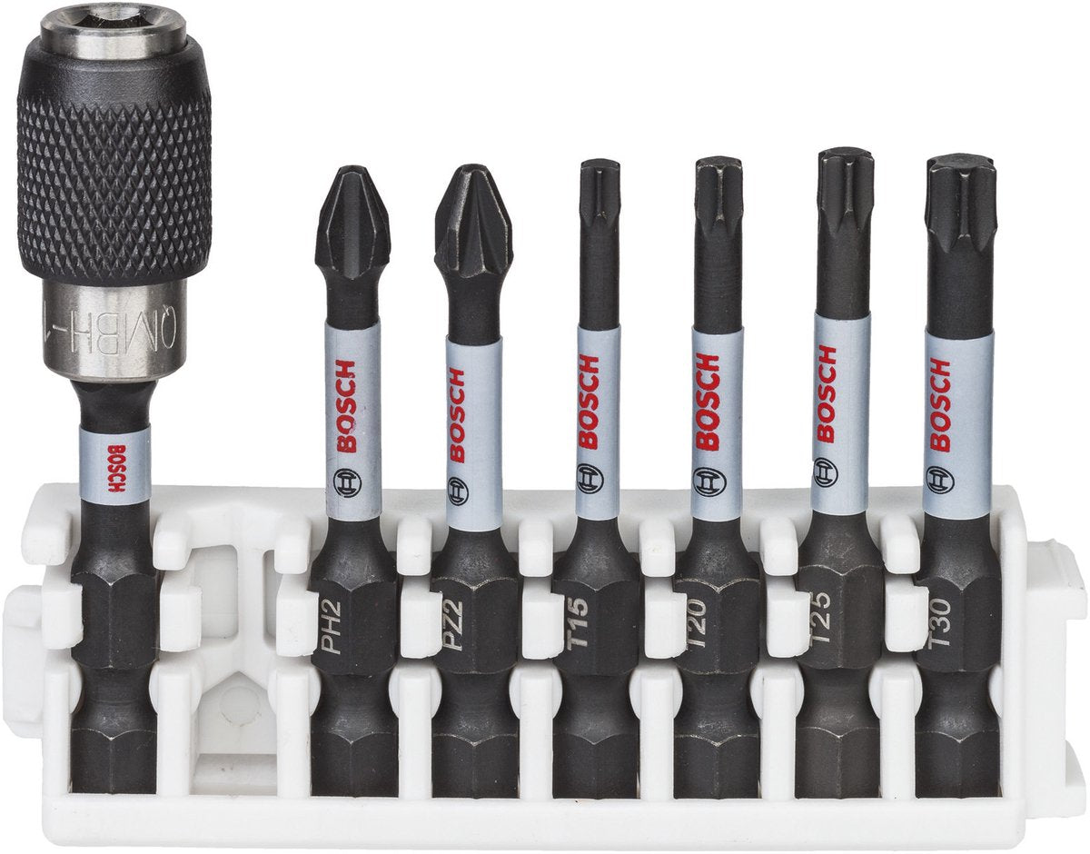 Bosch impact power bit 50mm, 7x, bithouder
