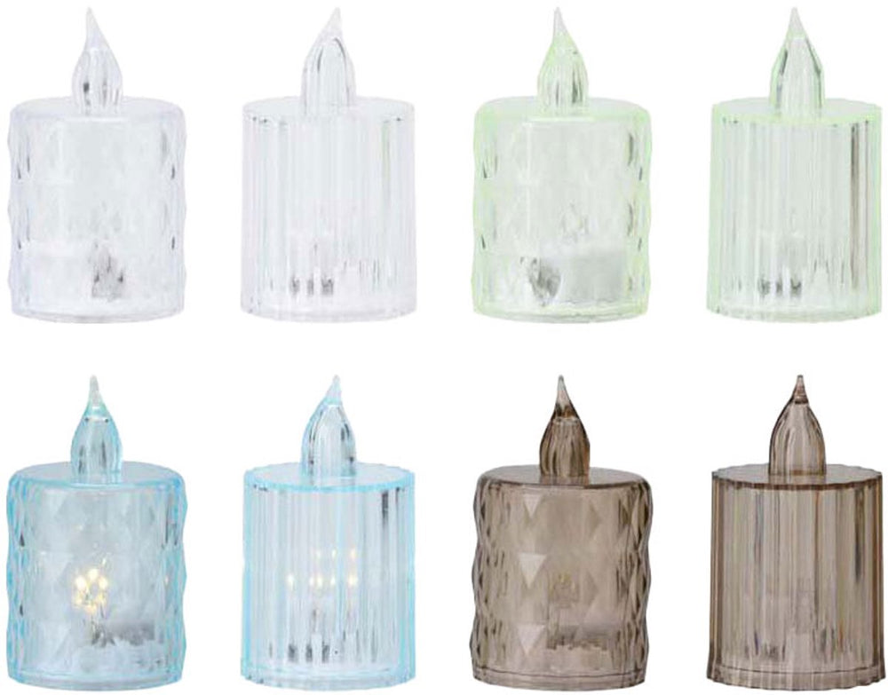 Koopman kaarsje met led, 24st.