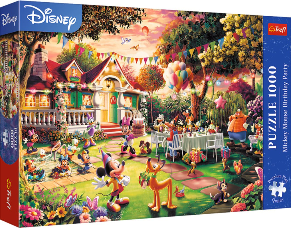 Trefl puzzel 1000 stukjes - mickey mouse verjaardag - disney karton.