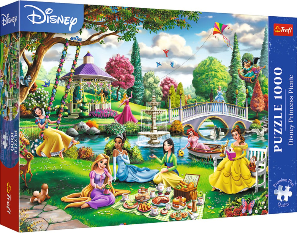 Trefl puzzel 1000 stukjes disney princess picknick - premium plus fsc.