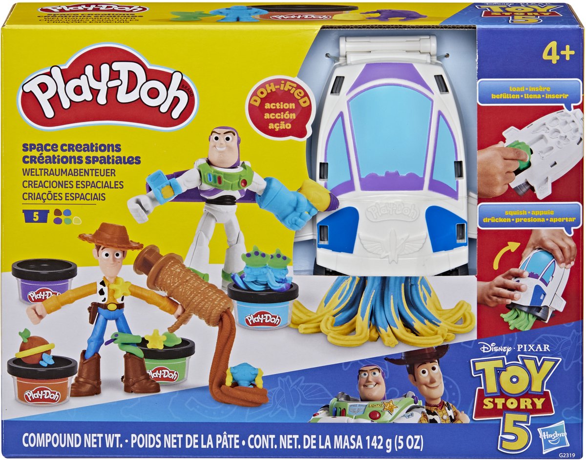 Play-doh toy story 5 kleiset - 5 kleipotjes