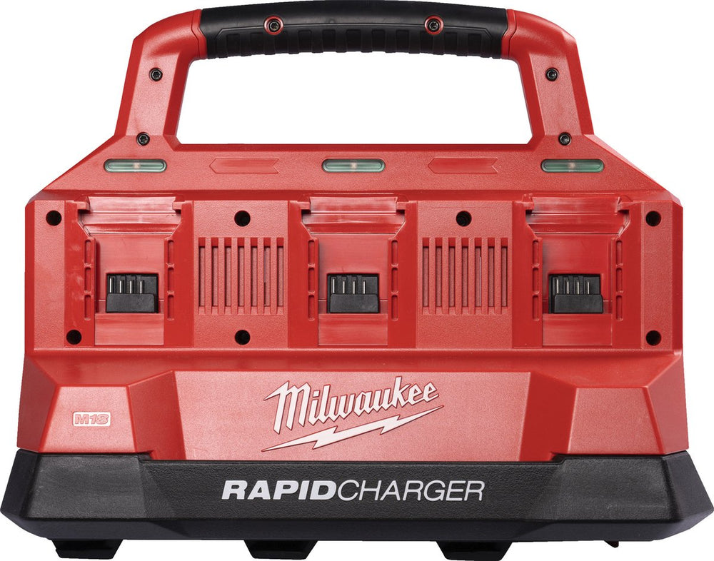 Milwaukee m18 pc6 packout™ dual-bay snellader 18v - 4932480162