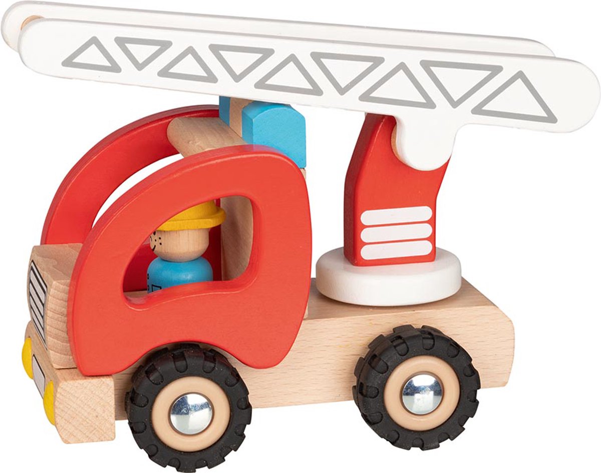 Goki houten brandweerladderwagen