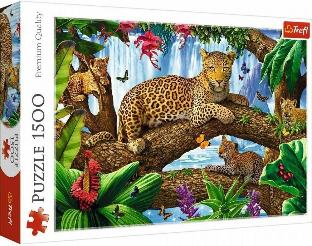 Trefl - puzzle 1500 pc - resting among the trees (26160)
