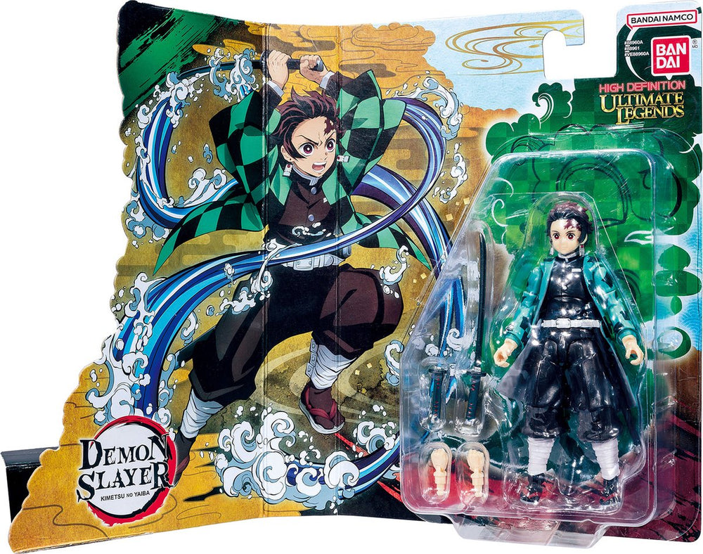 Bandai - ultimate legends hd - demon slayer actiefiguur 12 cm - tanjiro kamado - officieel gelicenseerde demon slayer - tanjiro actiefiguur - speelgoed kind 4 jaar en + - ve88961