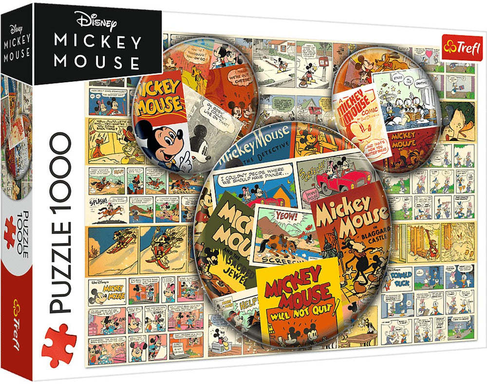Trefl puzzel mickey mouse - disney legpuzzel 1000 stukjes cartoon.