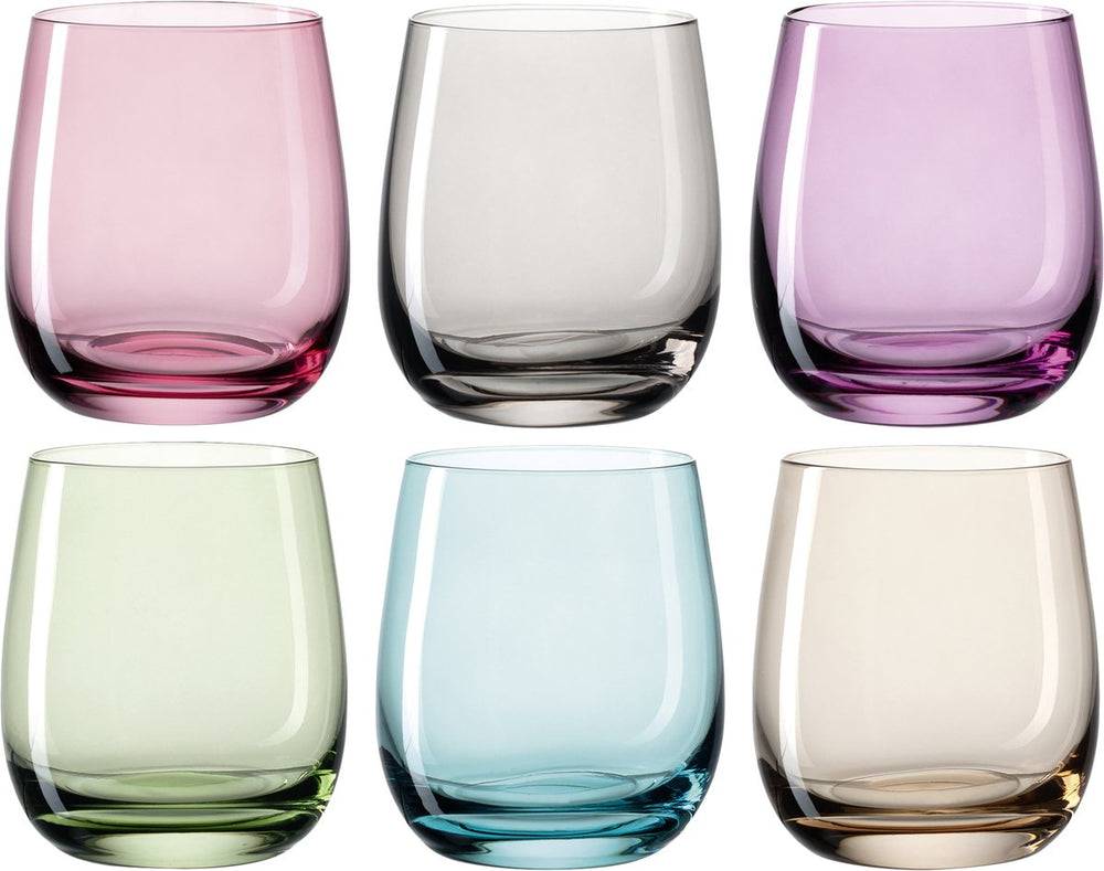 Leonardo sora drinkglas assorti 250 ml - set 6