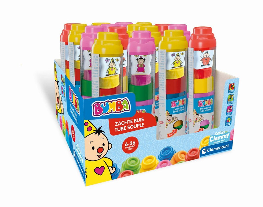 Clementoni - soft clemmy - bumba - buis met zachte blokken - vanaf 6 maanden