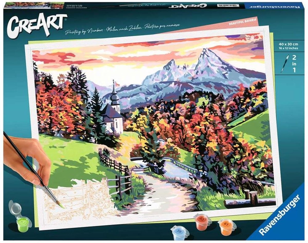 Ravensburger creart schilderen op nummer - prachtig beieren