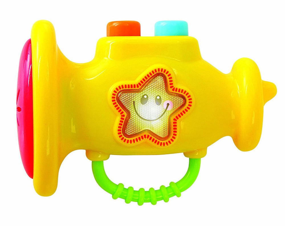 Speel baby rockstar trompet