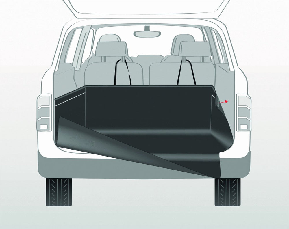 Trixie kofferbak-beschermdeken - hondenautoaccessoire - 210x175 cm zwart