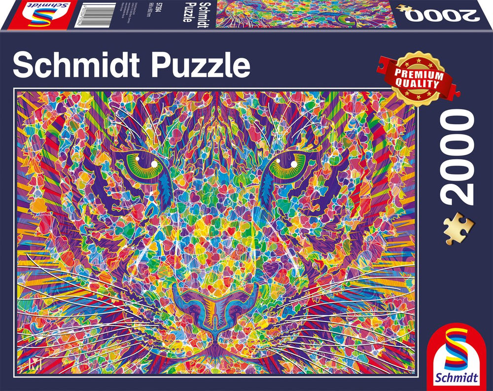 Schmidt - legpuzzel - wild at heart, tijger - 2000 stukjes - volwassenen - vanaf 14 jaar