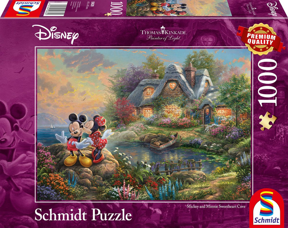 Schmidt disney mickey minnie, 1000 stukjes puzzel