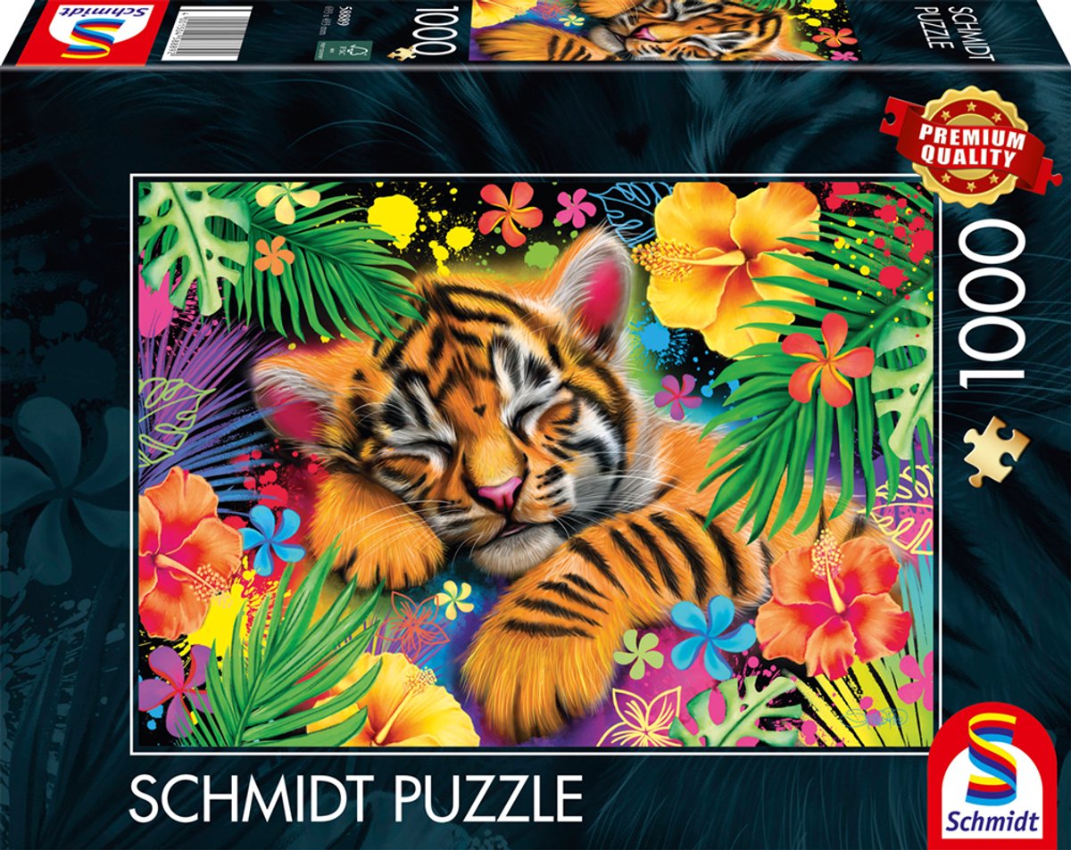Schmidt - legpuzzel - tijgerwelpje - 1000 stukjes - volwassenen - vanaf 12 jaar