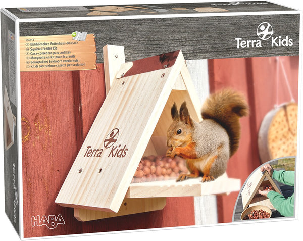 Haba bouwpakket eekhoorn voederhuisje terra kids - creatief speelgoed.