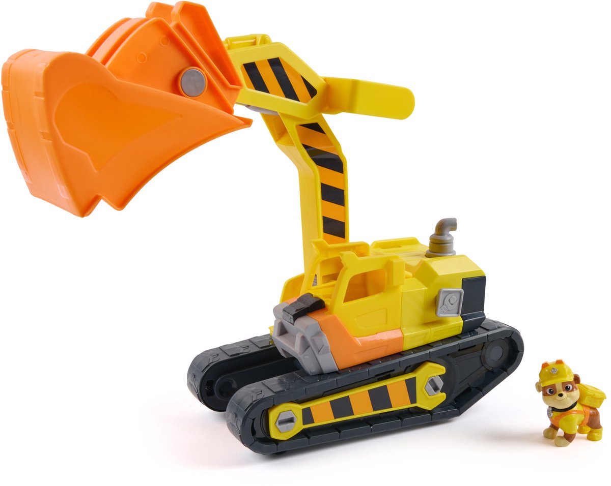 Rubble crew rubbles ultieme bulldozer, speelgoedtruck met actiefiguur, paw patrol-speelgoed