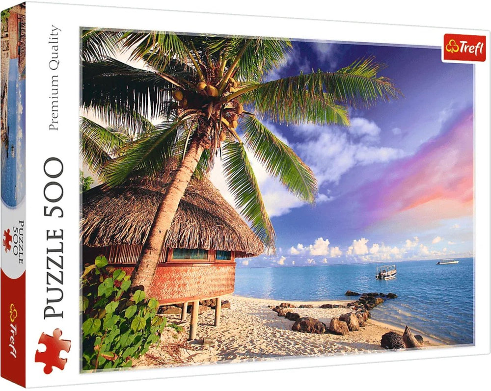 Trefl legpuzzel bora-bora island - 500 stukjes puzzel volwassenen.