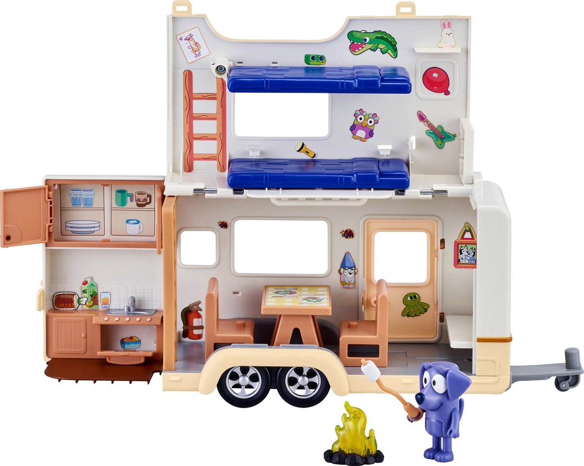 Moose toys bluey kampeeravonturen speelset