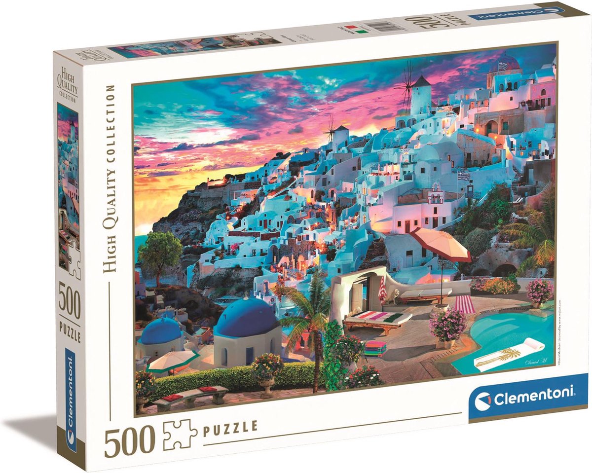 Clementoni legpuzzel griekenland uitzicht, 500st.
