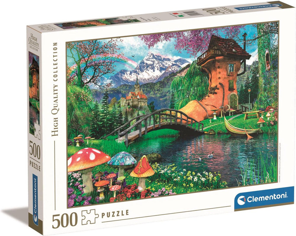 Clementoni legpuzzel het oude schoenenhuis, 500st.