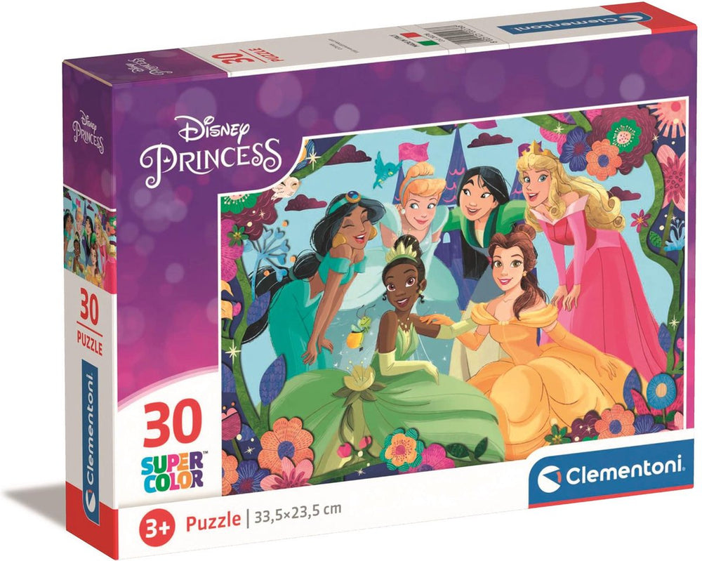 Clementoni legpuzzel super kleur disney prinses, 30st.