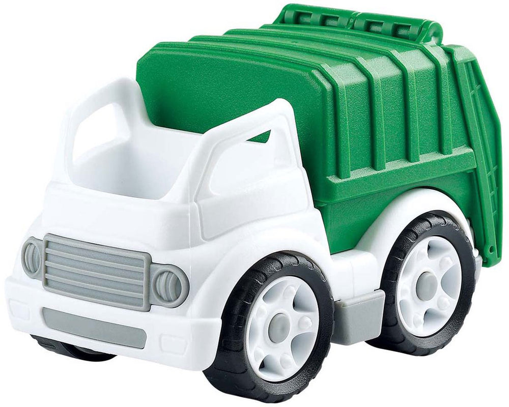 Speel biobased vuilniswagen wit groen