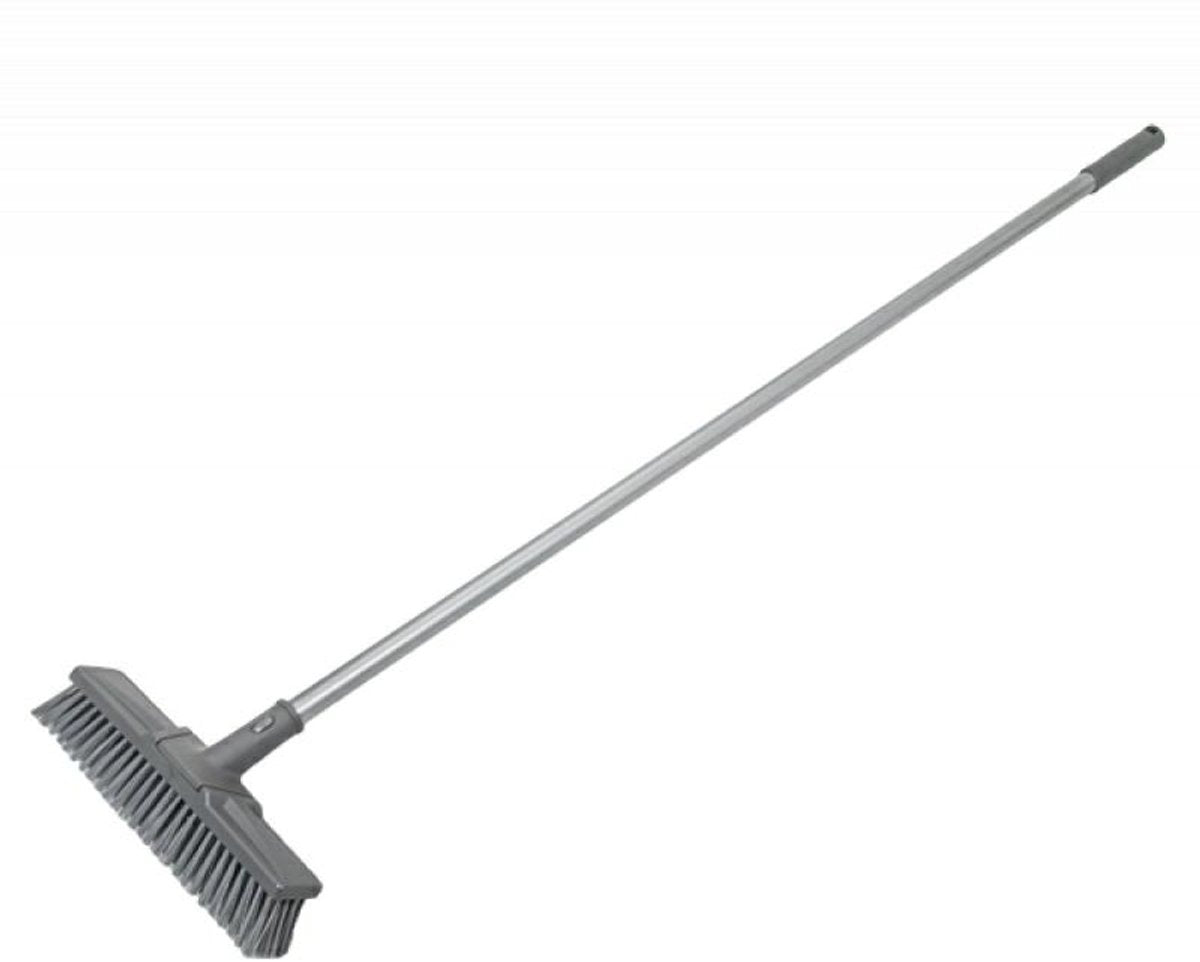 Bradas serie - vloerborstel - 30cm - metalen steel - hard borstelwerk
