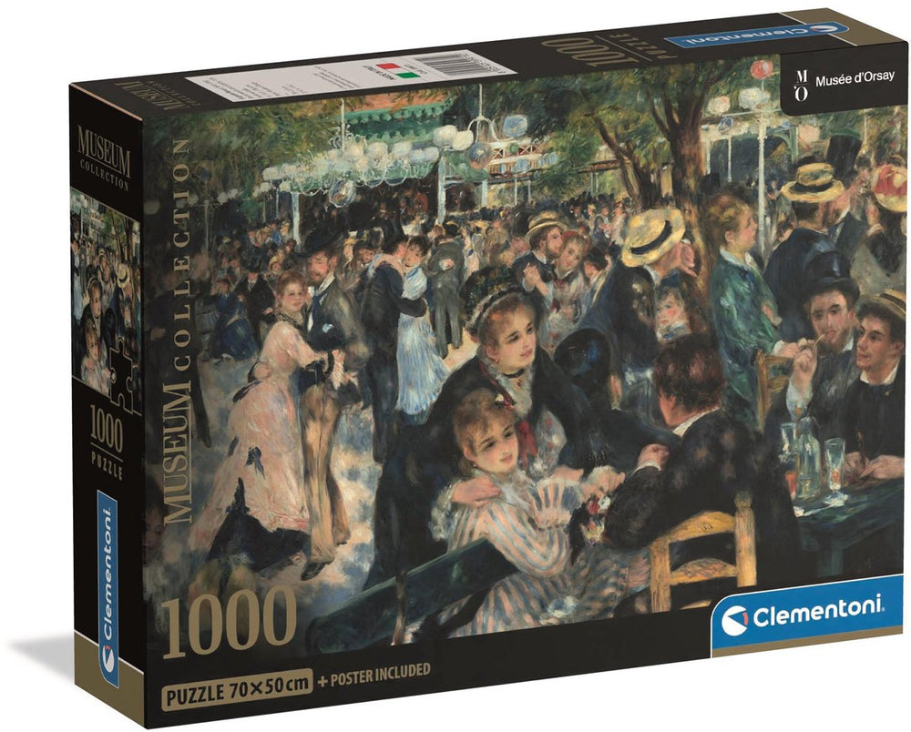Clementoni - puzzel - 1000 stukjes - bal du moulin - puzzel voor volwassenen