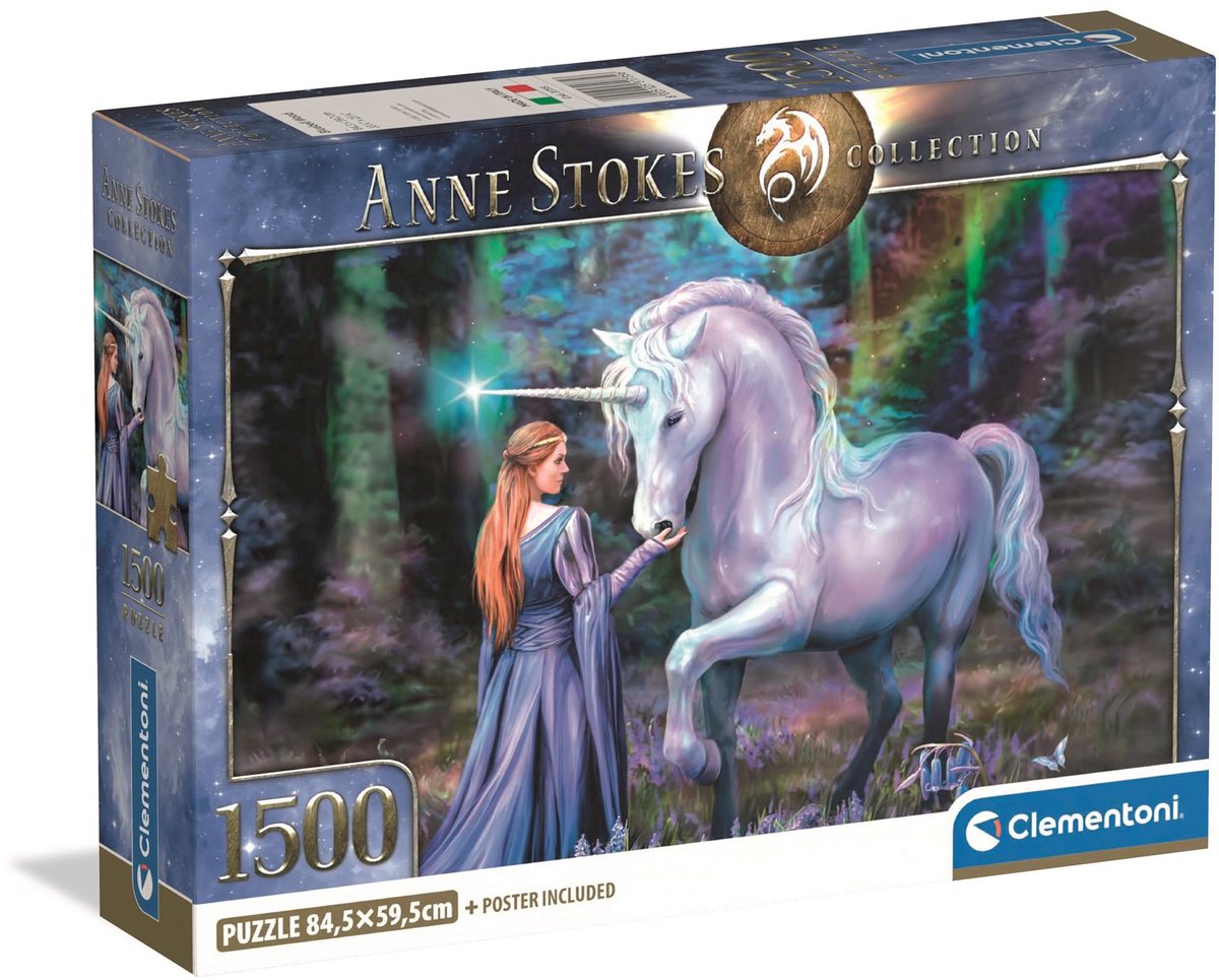 Clementoni legpuzzel anne stokes bluebell wood - 1500st.