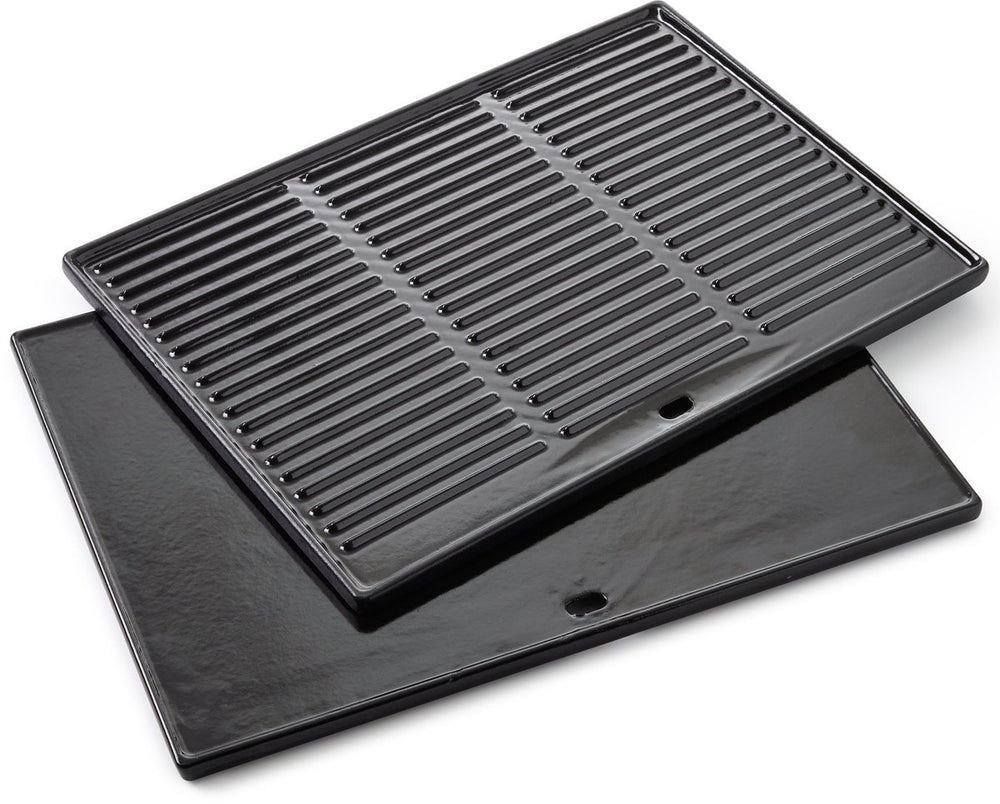 Barbecook bakplaat - bbq grillplaat - gietijzer - zwart - 43x35cm